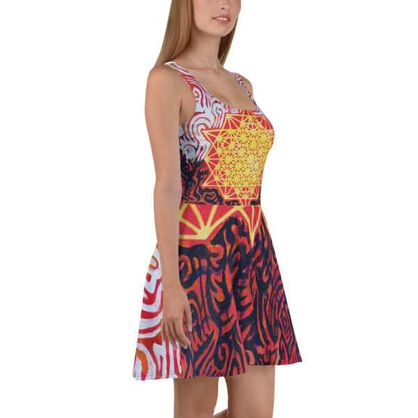 Ordered Chaos Skater Dress - Image 4