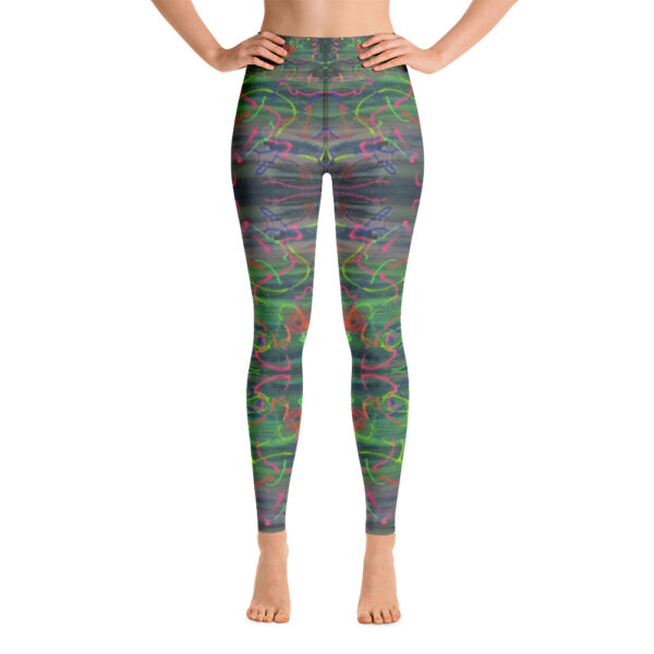 Electric Waves Yoga Leggings