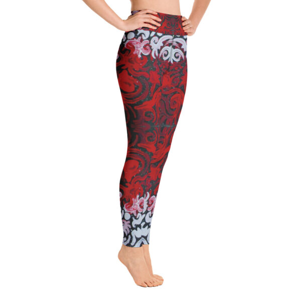 R W Swirl Yoga Leggings - Image 3