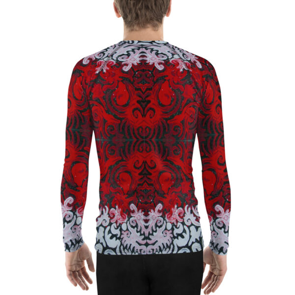 R W Swirls Men's Rash Guard - Image 2