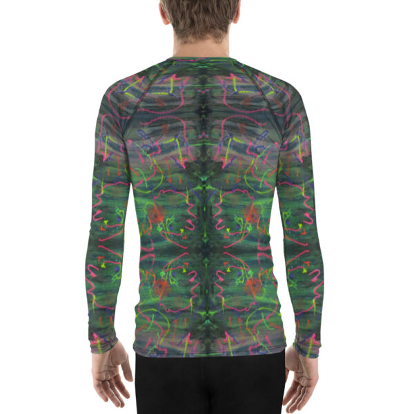 Electric Waves Men's Rash Guard - Image 2