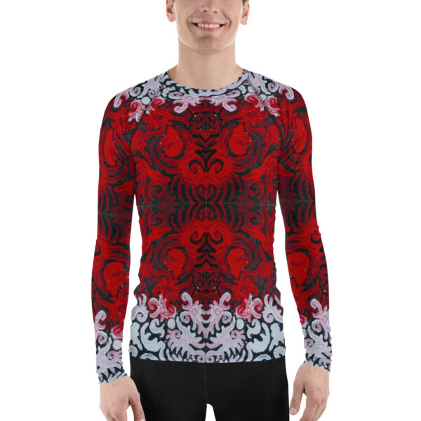 R W Swirls Men's Rash Guard