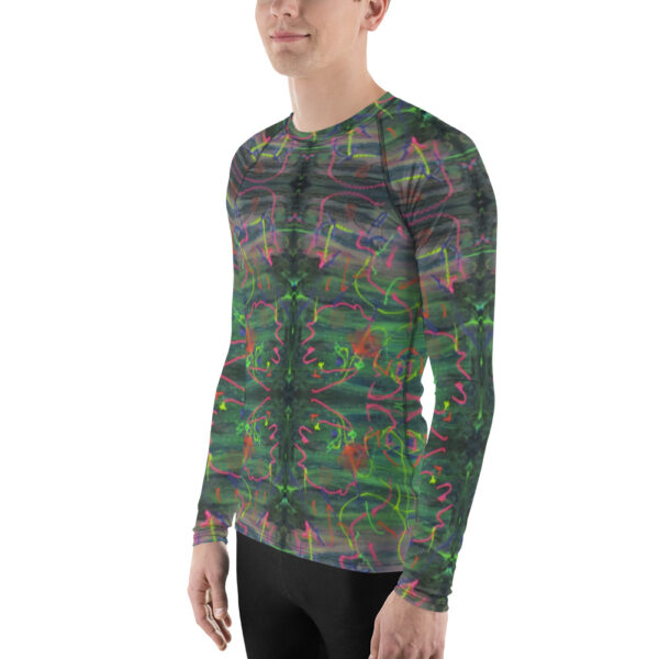 Electric Waves Men's Rash Guard - Image 3