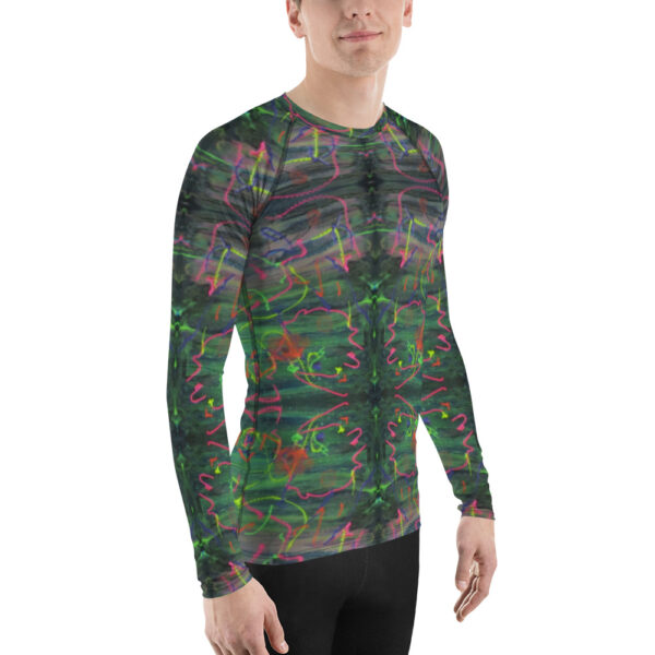 Electric Waves Men's Rash Guard - Image 4