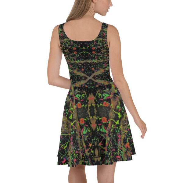 Neon Splatter Skater Dress - Image 3