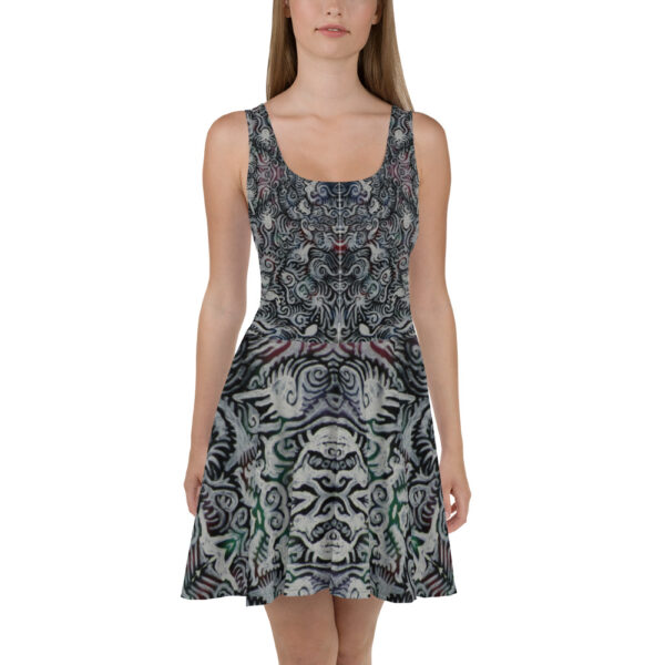 Spider Swirls Skater Dress - Image 2