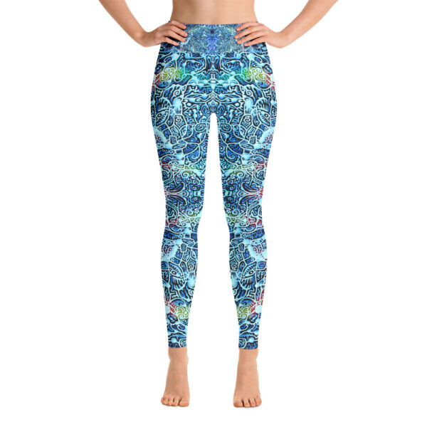 Drip Swirl Yoga Leggings