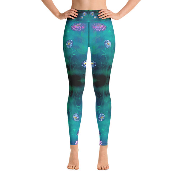 Garden Flowers Yoga Leggings