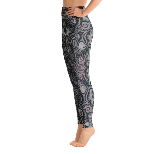 Spider Swirls Yoga Leggings - Image 2