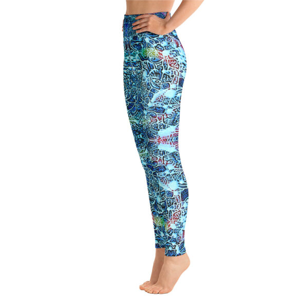 Drip Swirl Yoga Leggings - Image 2