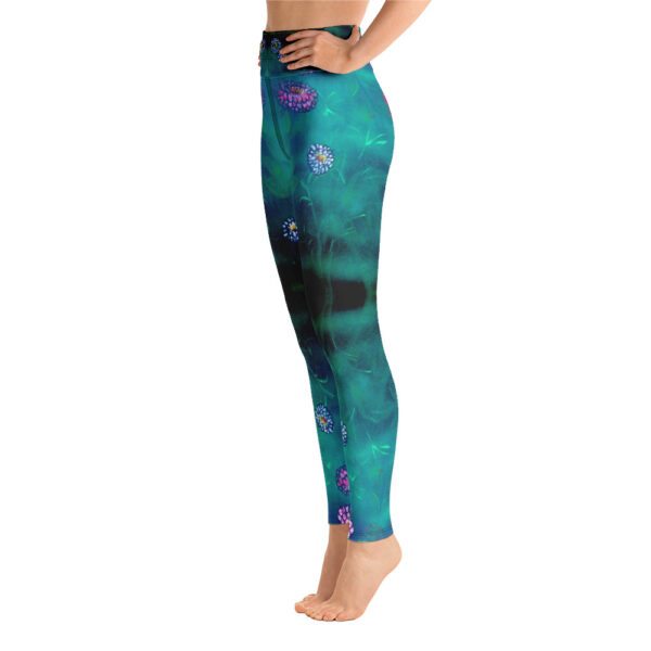 Garden Flowers Yoga Leggings - Image 2