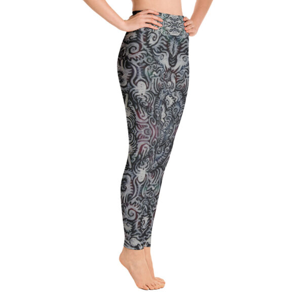 Spider Swirls Yoga Leggings - Image 3