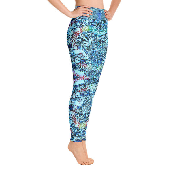 Drip Swirl Yoga Leggings - Image 3