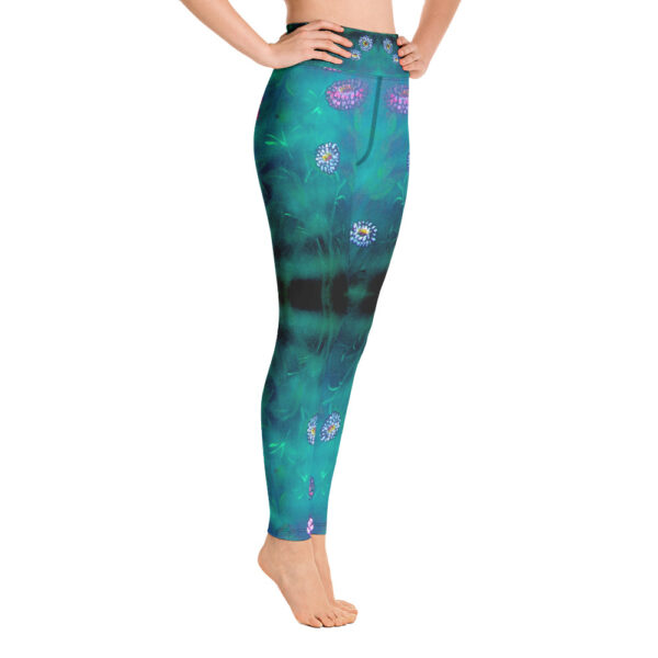 Garden Flowers Yoga Leggings - Image 3