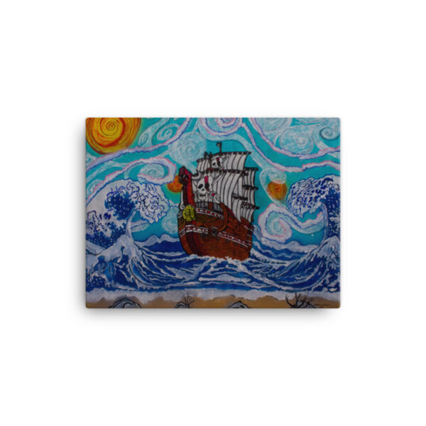 Sailing the Starry Night in One Piece Canvas