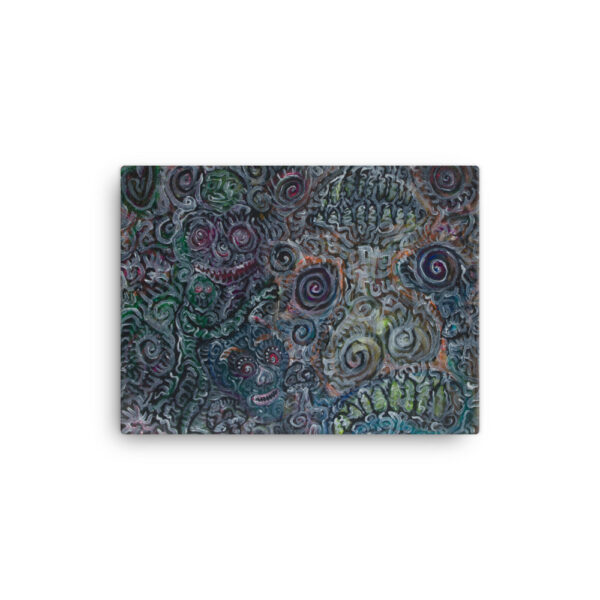 Hidden World Swirls Canvas