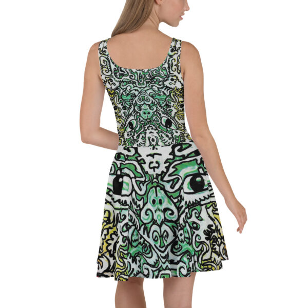 Alien Rasta Skater Dress - Image 3