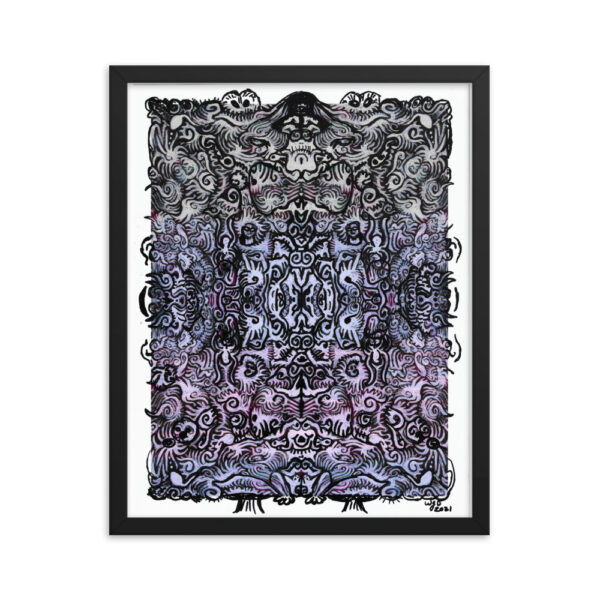 Fantasy Entangled Framed photo paper poster