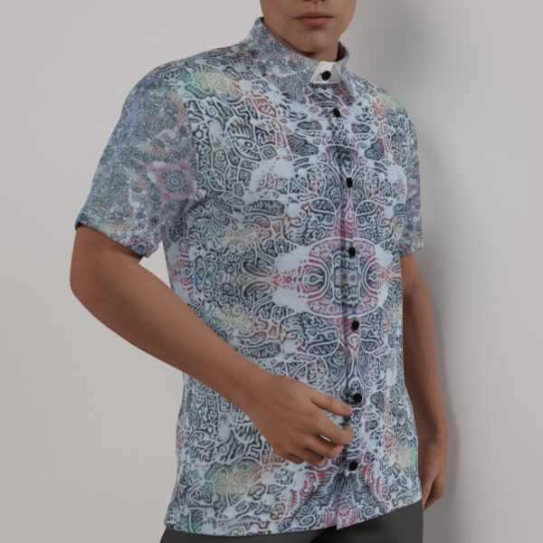 Drips N Swirls All-Over Print Men's Shirt - Image 2