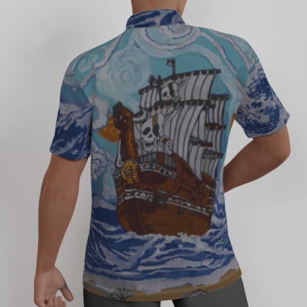 Sailing the Starry Night All-Over Print Men's Shirt - Image 3