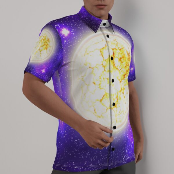 Cracked planet All-Over Print Men's Shirt - Image 2