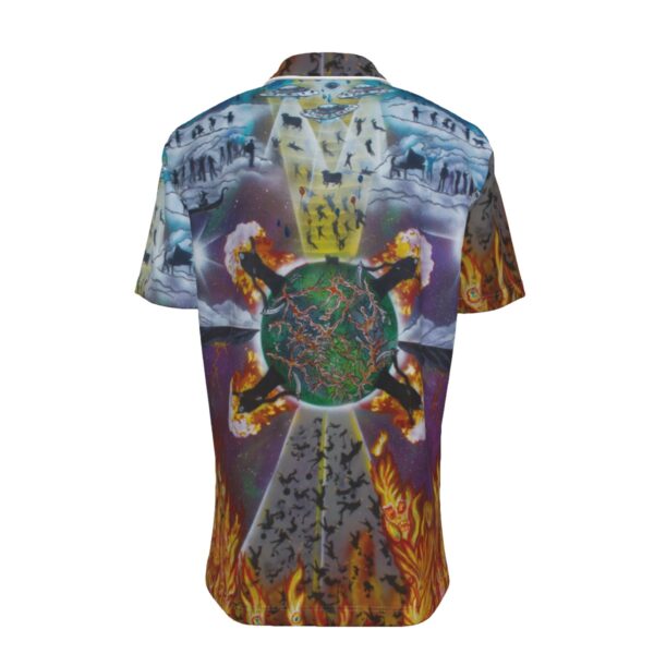 Highway to Hell Stairway to Heaven All-Over Print Men's Shirt - Image 2