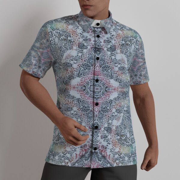 Drips N Swirls All-Over Print Men's Shirt