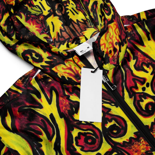 Fire Swirls Men’s windbreaker