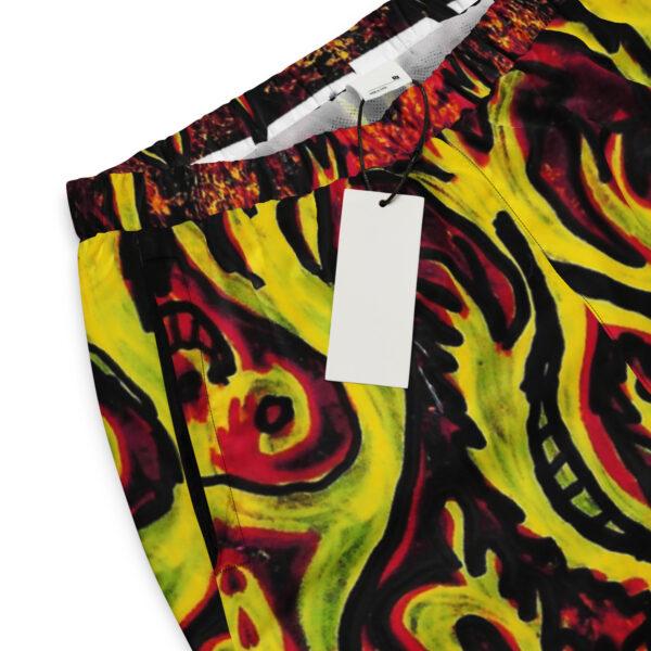 Fire Swirl Unisex track pants