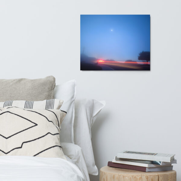 Light Trails at Soledad Metal prints