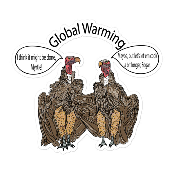 Global Warming Bubble-free stickers