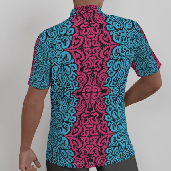 P and B Swirls All-Over Print Men's Shirt - Image 3