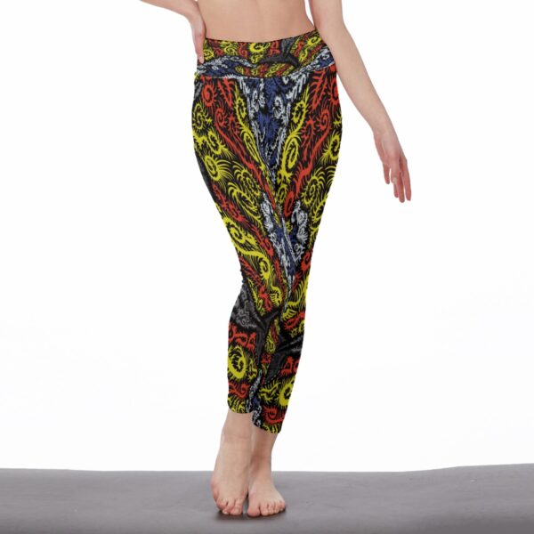 tripper the dolphin All-Over Print Women's High Waist Leggings | Side Stitch Closure