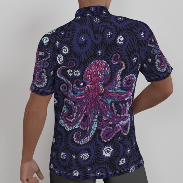 Psy-Octopus  All-Over Print Men's Shirt - Image 3