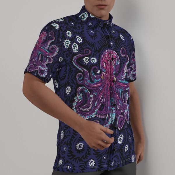 Psy-Octopus  All-Over Print Men's Shirt - Image 2