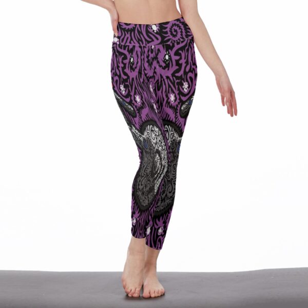 Psychedelic Trek All-Over Print Women's High Waist Leggings | Side Stitch Closure