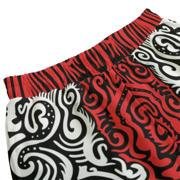 R & W Swirls 3 All-Over Print Women's Loose Casual Pants - Image 3