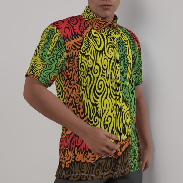 Desert Sunset Swirls All-Over Print Men's Shirt - Image 2