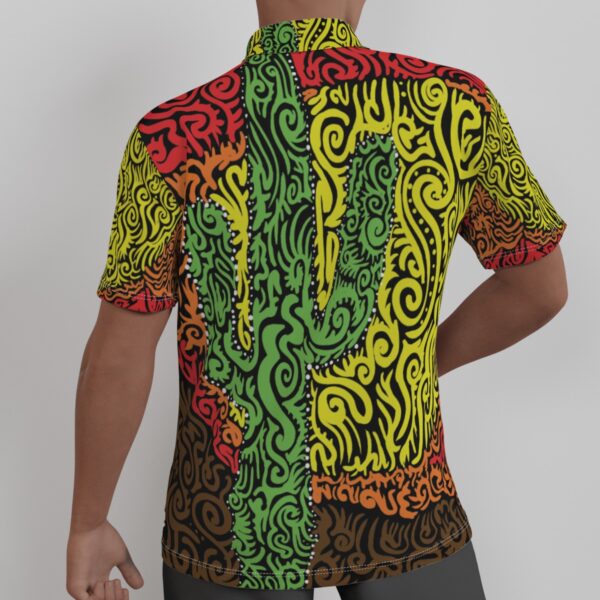 Desert Sunset Swirls All-Over Print Men's Shirt - Image 3