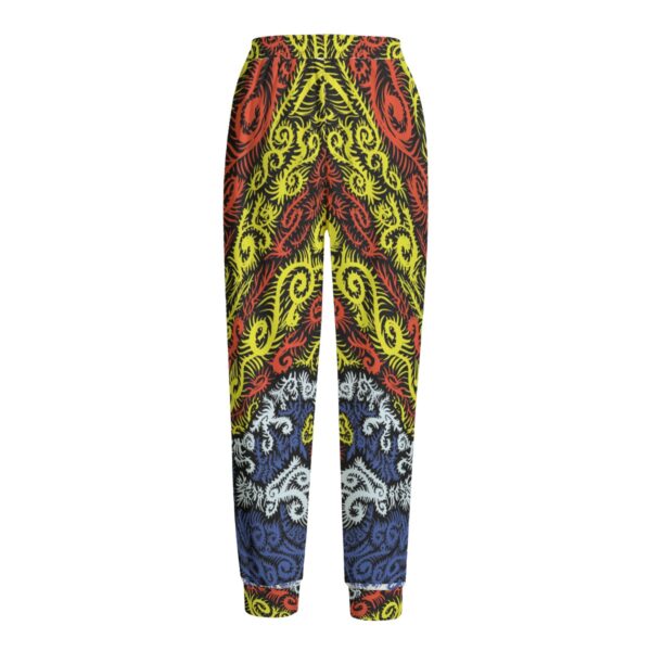 Psychedelic Waves All-Over Print Women's Loose Casual Pants - Image 2