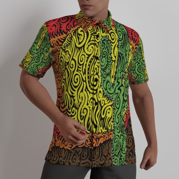 Desert Sunset Swirls All-Over Print Men's Shirt