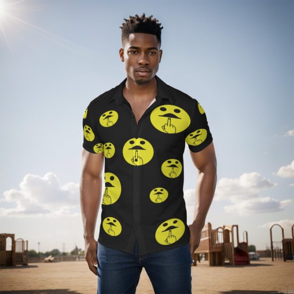 FU Emoji All-Over Print Men's Shirt