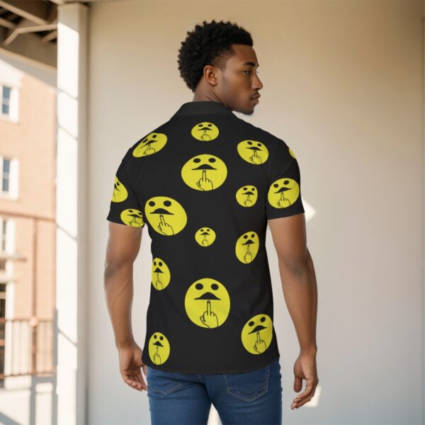 FU Emoji All-Over Print Men's Shirt - Image 4