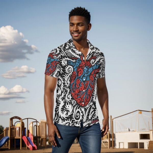 Have a Heart All-Over Print Men's Shirt - Image 2