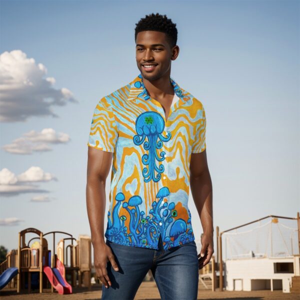 Mushroom Jellies 1 All-Over Print Men's Shirt - Image 2