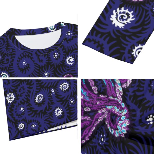 Psy Octopus All-Over Print Long Sleeve T-Shirt | 190GSM Cotton - Image 7