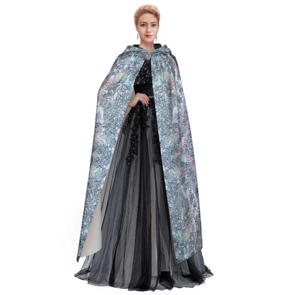 Drip Swirls All-Over Print Unisex Hooded Cloak