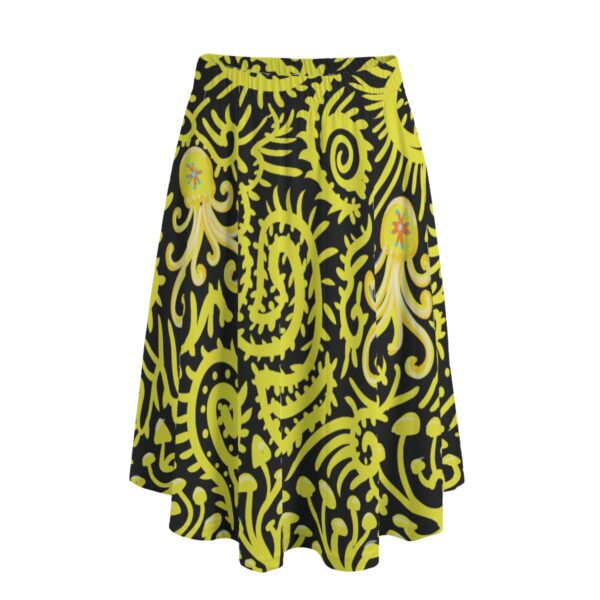 Golden Teachers All-Over Print Women's Long Maxi Skirt With Pockets