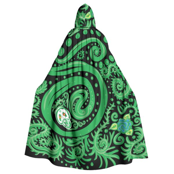 Swirls of life and death All-Over Print Unisex Hooded Cloak - Image 2