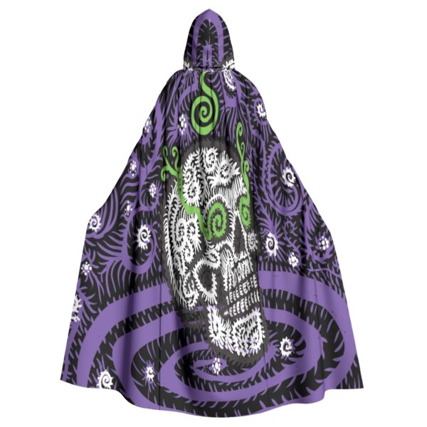 psychedelic skill All-Over Print Unisex Hooded Cloak - Image 2